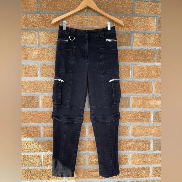 I.AM.GIA Ursa Convertible Black Cargo jeans medium - Picture 6 of 14